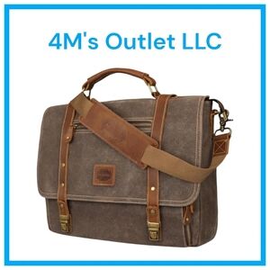 Brown Leather Messenger Bag